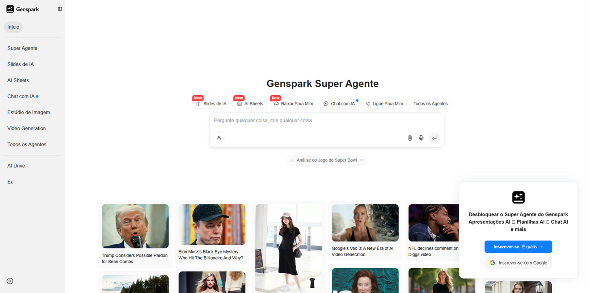 Genspark screenshot