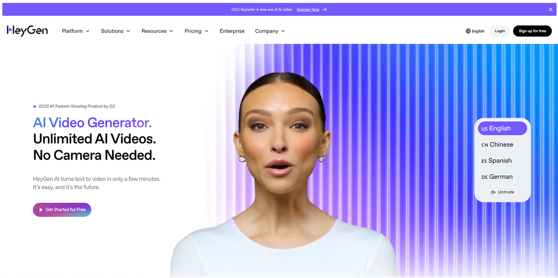 HeyGen screenshot