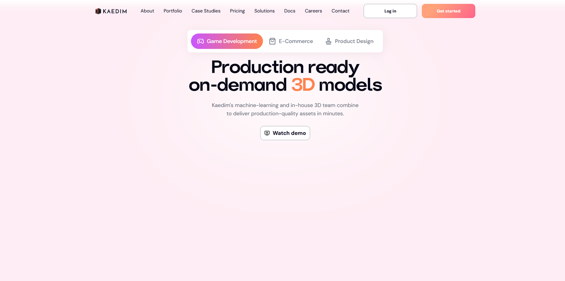 Kaedim screenshot