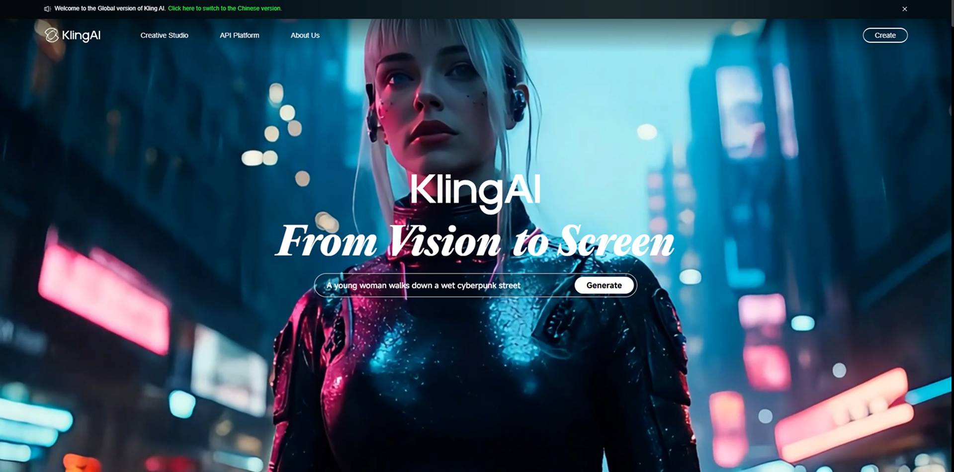 Kling screenshot