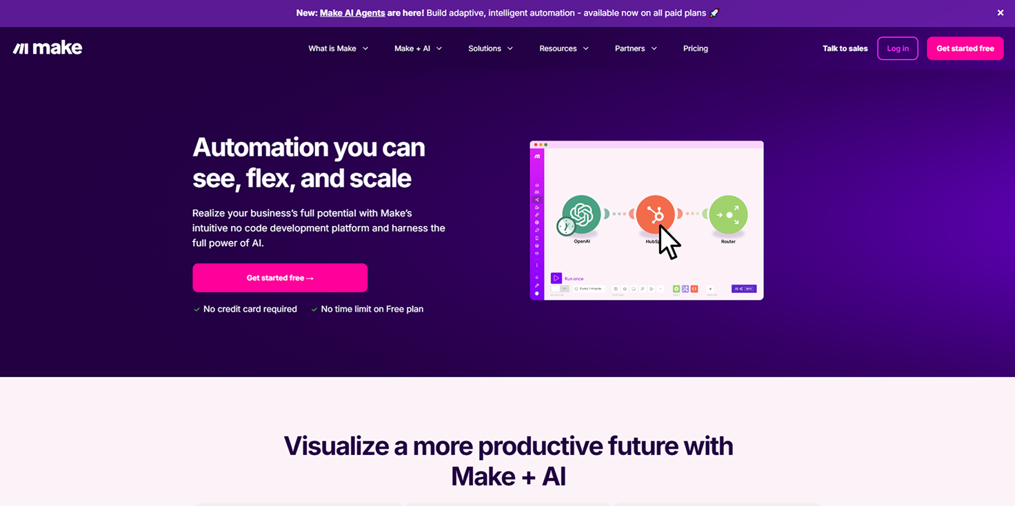 Make (formerly Integromat) screenshot