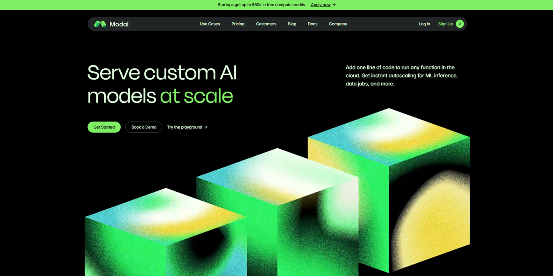 Modal.com screenshot