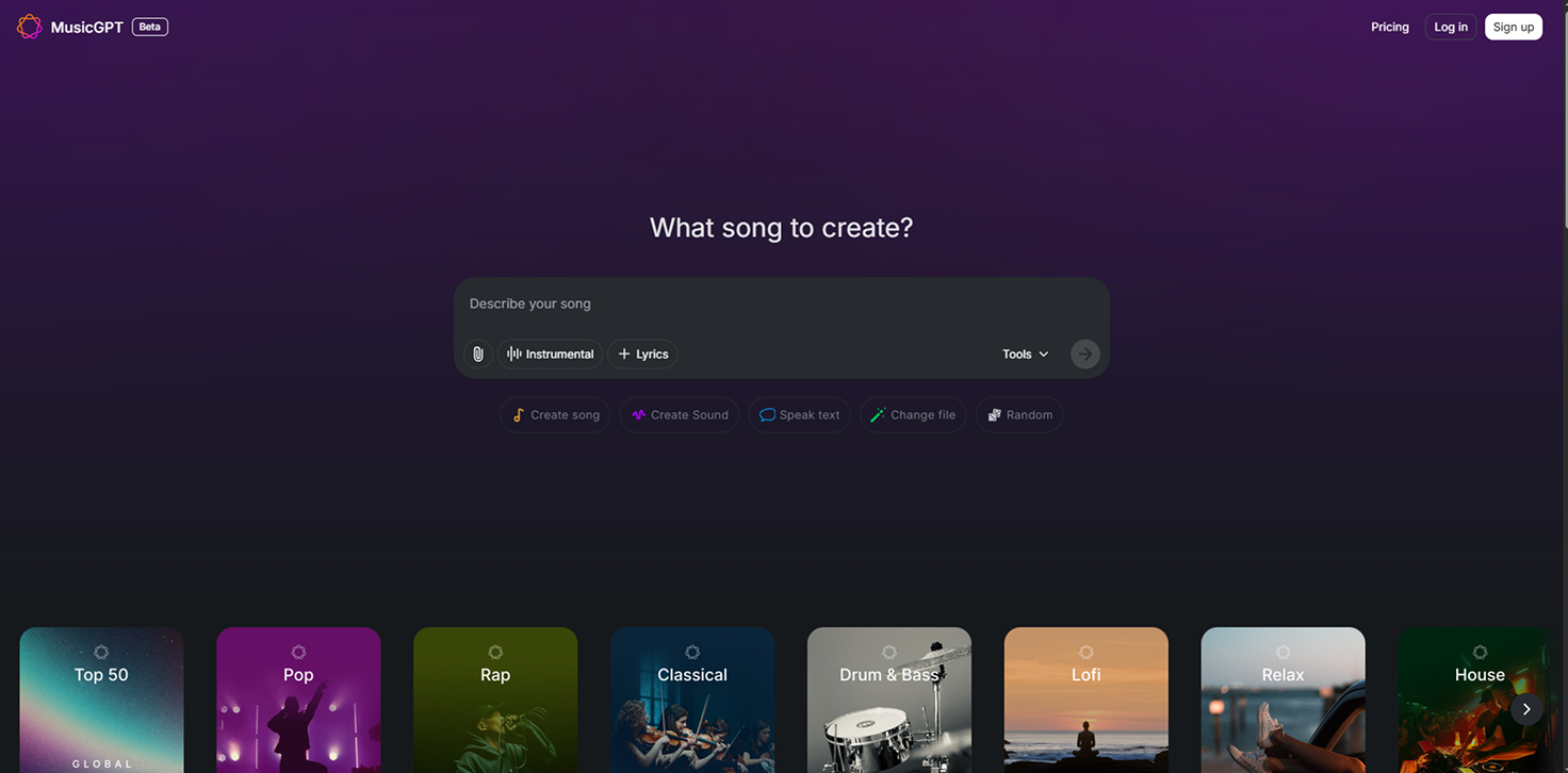 MusicGPT screenshot