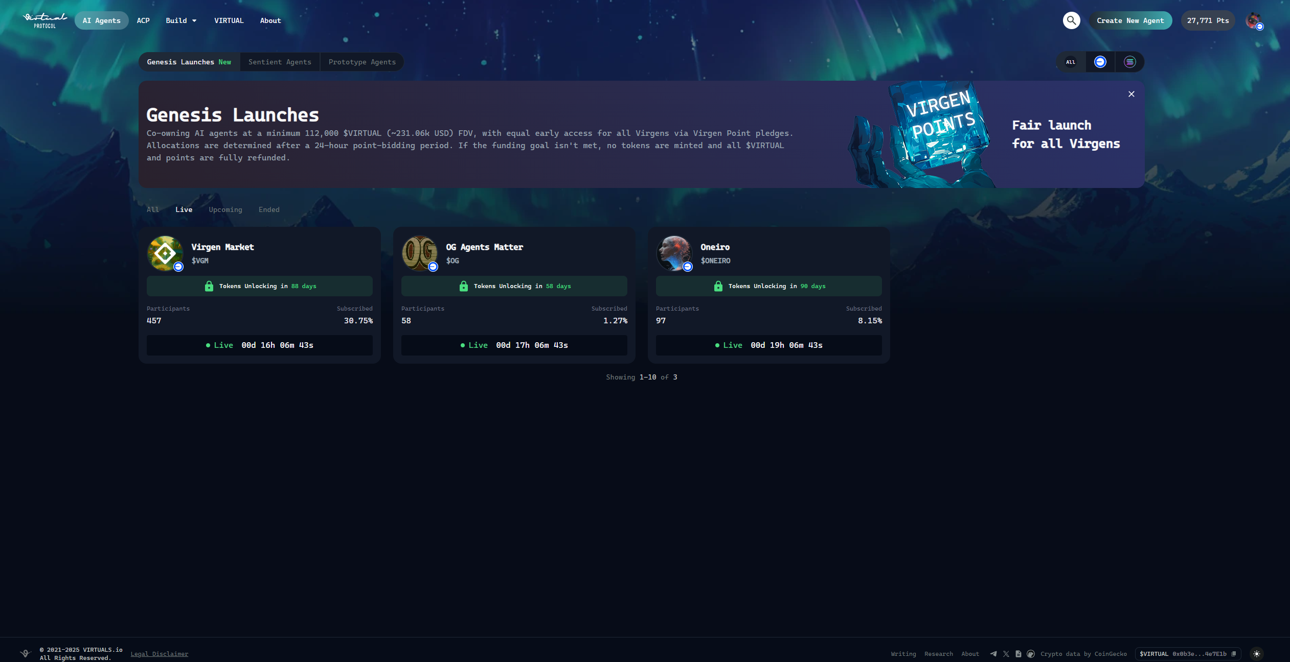 Virtuals screenshot